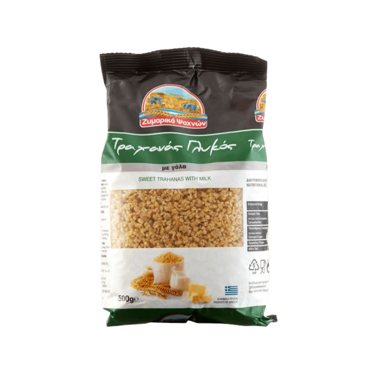 Trachanas süß (500g) Evoiki Zimi von Evoiki Zimi bei Araxxon  - Hochwertiges griechisches Produkt.   Trachanas süß (500g) Evoiki Zimi από Evoiki Zimi στο Araxxon  - Αυθεντικό ελληνικό προϊόν.